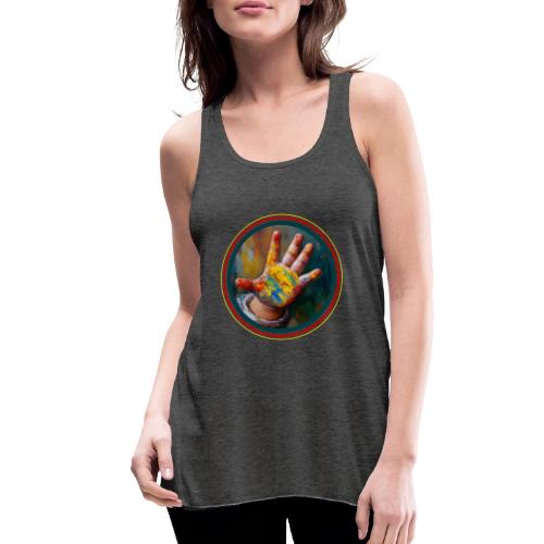Colors of Innocence - Women's Flowy Tank Top by Bella