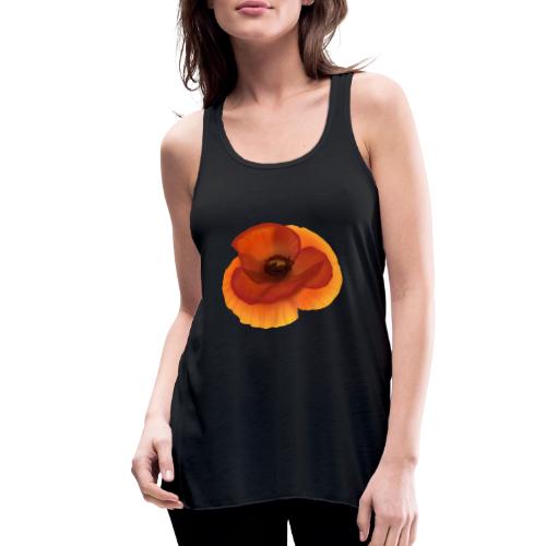 Vivid poppy - Women's Flowy Tank Top by Bella