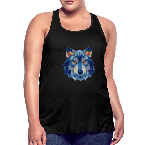 Wolf: Alpha Portrait - Women's Flowy Tank Top by Bella