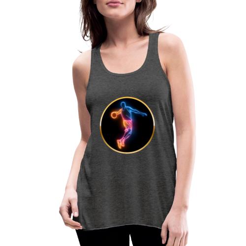 Basketball: Slam Dunk Afterglow - Women's Flowy Tank Top by Bella