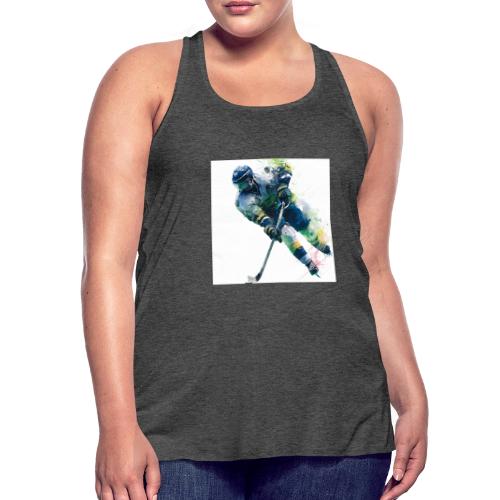 Hockey: Frozen Motion - Women's Flowy Tank Top by Bella