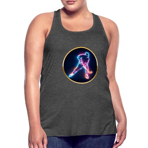 Golden Neon Hockey - Women's Flowy Tank Top by Bella