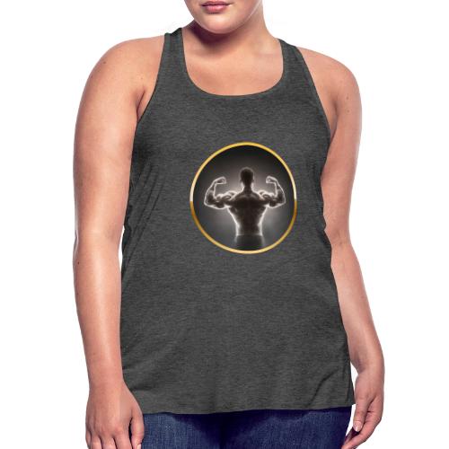 Bodybuilding: Neon Strength Frame - Women's Flowy Tank Top by Bella