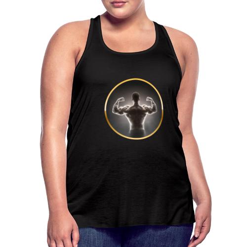 Bodybuilding: Neon Strength Frame - Women's Flowy Tank Top by Bella
