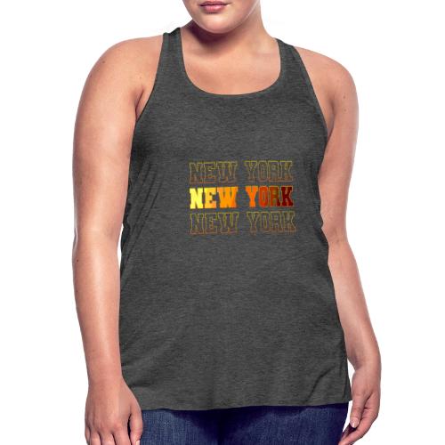 New York Varsity Echo - Women's Flowy Tank Top by Bella