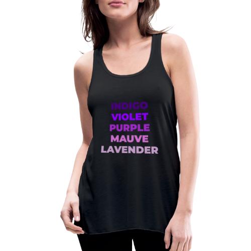 Shades of Purple - Women's Flowy Tank Top by Bella