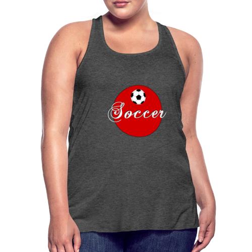 Soccer: Goal Circle - Women's Flowy Tank Top by Bella