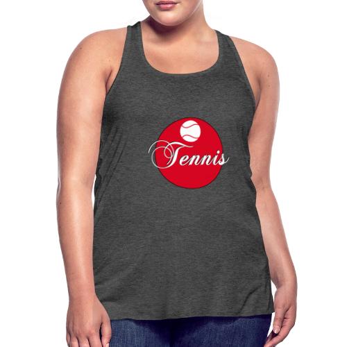 Tennis Pulse - Women's Flowy Tank Top by Bella