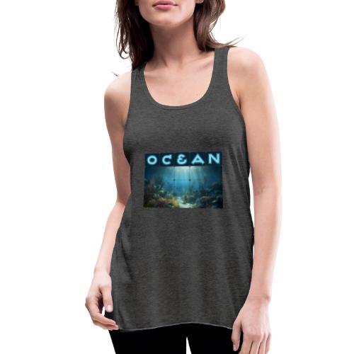 Ocean: Beneath the Surface - Women's Flowy Tank Top by Bella