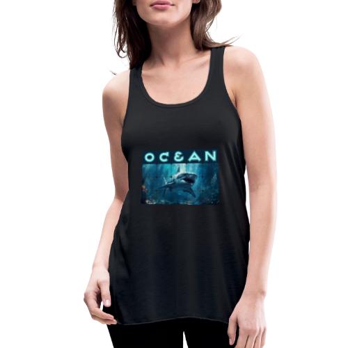 Ocean: Predator's Domain - Women's Flowy Tank Top by Bella