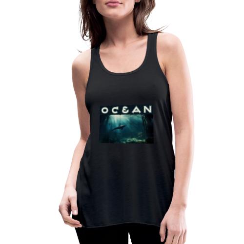 Ocean Whisper - Women's Flowy Tank Top by Bella