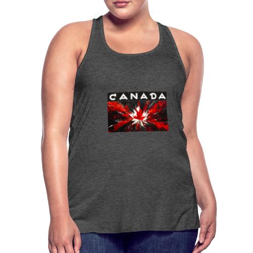 Canada Splash - Women's Flowy Tank Top by Bella