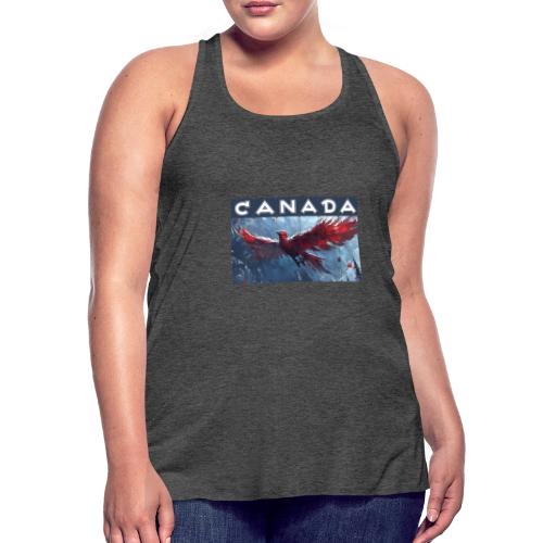 Canada Rising - Women's Flowy Tank Top by Bella