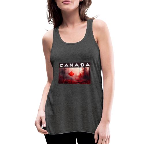 Canada Nature Vibes - Women's Flowy Tank Top by Bella