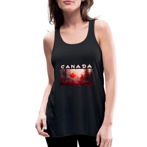 Canada Nature Vibes - Women's Flowy Tank Top by Bella