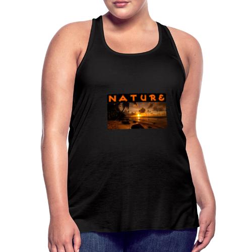 Nature: Golden Hour Escape - Women's Flowy Tank Top by Bella