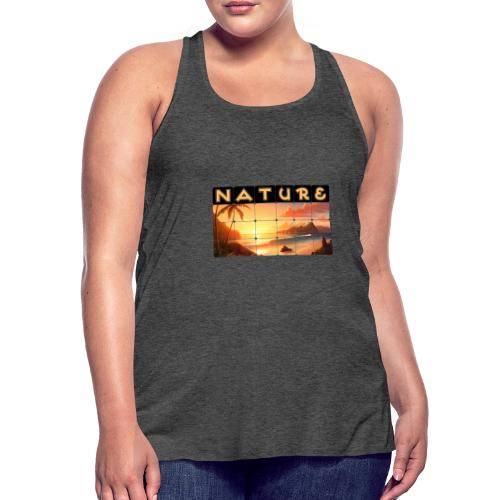 Nature: Tropical Twilight - Women's Flowy Tank Top by Bella