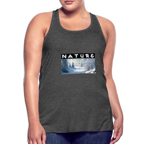 Nature: Frozen Horizon - Women's Flowy Tank Top by Bella