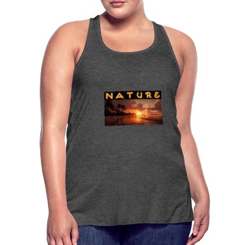 Nature: Sunset Serenity - Women's Flowy Tank Top by Bella