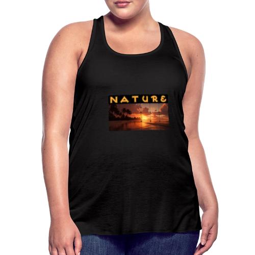 Nature: Sunset Serenity - Women's Flowy Tank Top by Bella