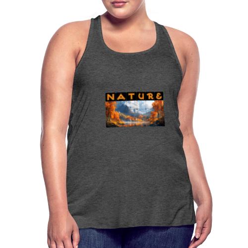 Nature: Golden Autumn Escape - Women's Flowy Tank Top by Bella