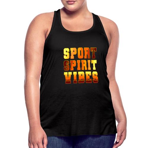 Sport Spirit Vibes Gradient - Women's Flowy Tank Top by Bella