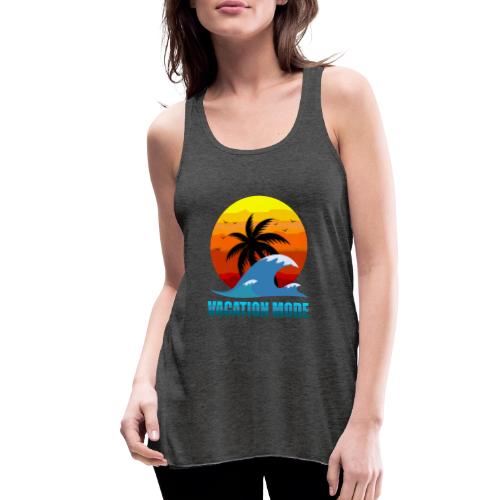 Vacation mode: Sunset Escape - Women's Flowy Tank Top by Bella