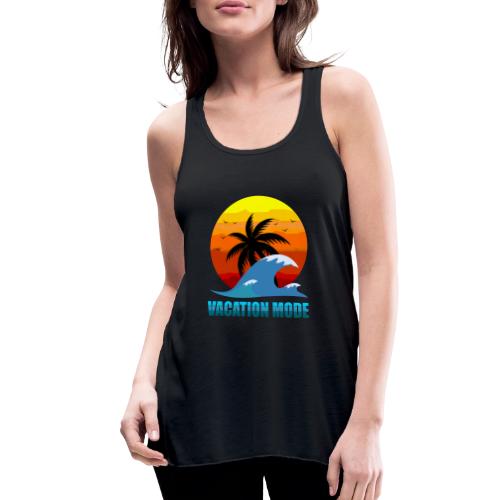 Vacation mode: Sunset Escape - Women's Flowy Tank Top by Bella