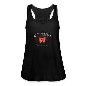 Butterskull Streetwear - Women's Flowy Tank Top by Bella -  - Front - Julia (174cm)