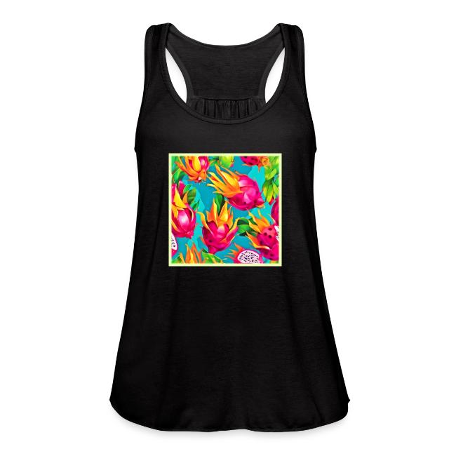 Vibrant Dragoon Fruit Pattern