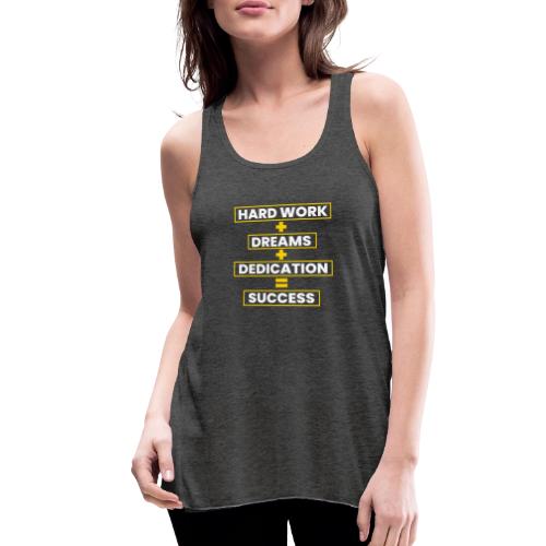 Success Quote Typography – Motivational Design - Women's Flowy Tank Top by Bella