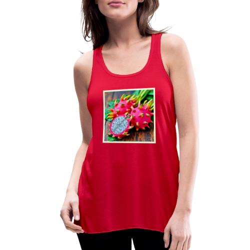 Vibrant Dragon Fruit Beauty Design - Women's Flowy Tank Top by Bella