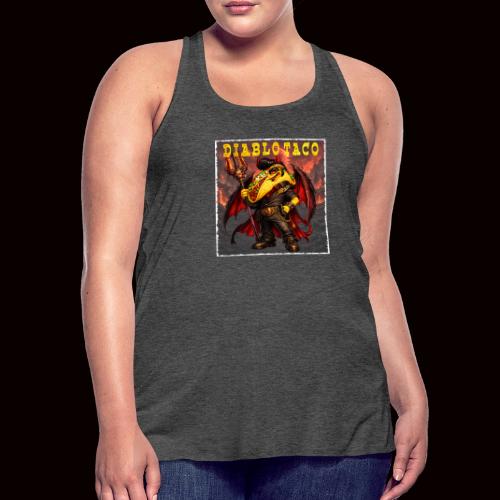 The Diablo Taco Spicy Demon Character - Women's Flowy Tank Top by Bella