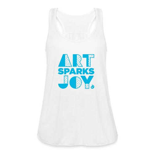 Art Sparks Joy (AOEU Blue) - Women's Flowy Tank Top by Bella