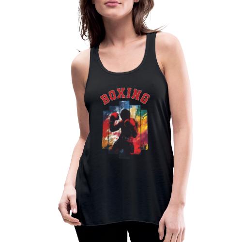 Boxing Warrior - Women's Flowy Tank Top by Bella
