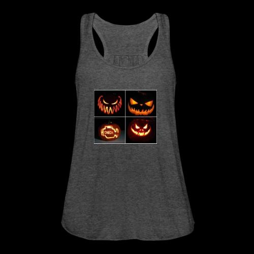 Check Engine Light Pumpkin - Women's Flowy Tank Top by Bella