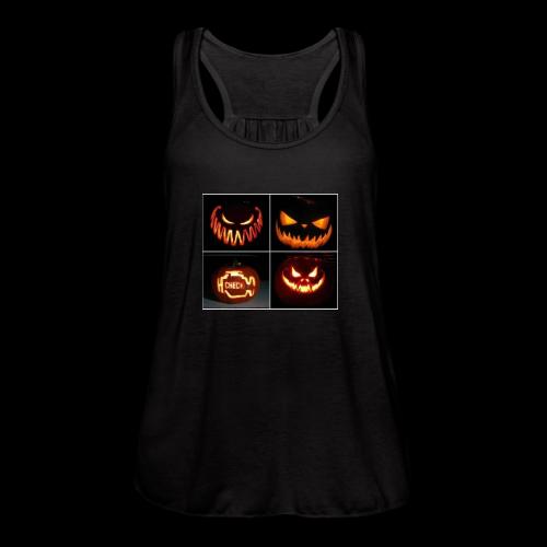 Check Engine Light Pumpkin - Women's Flowy Tank Top by Bella