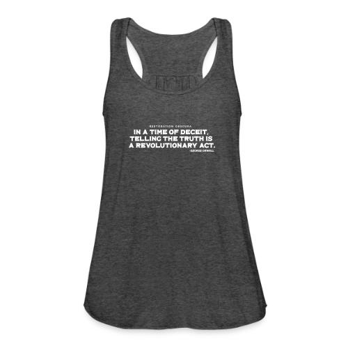 RO Orwell Truth - Women's Flowy Tank Top by Bella