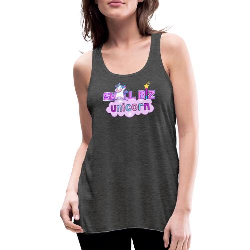 Small Biz Unicorn Pink Magic - Women's Flowy Tank Top by Bella