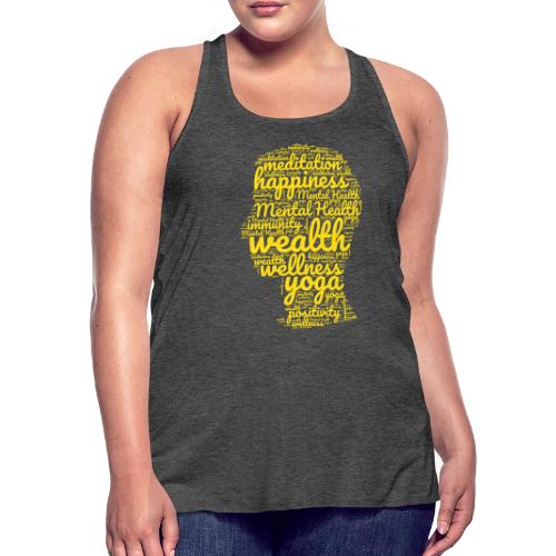 Mental Health Matters Typography Merch - Women's Flowy Tank Top by Bella