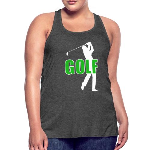 Golf: Classic Golf Motion - Women's Flowy Tank Top by Bella