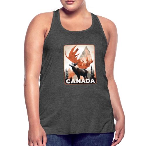 Canada Wild Spirit - Women's Flowy Tank Top by Bella