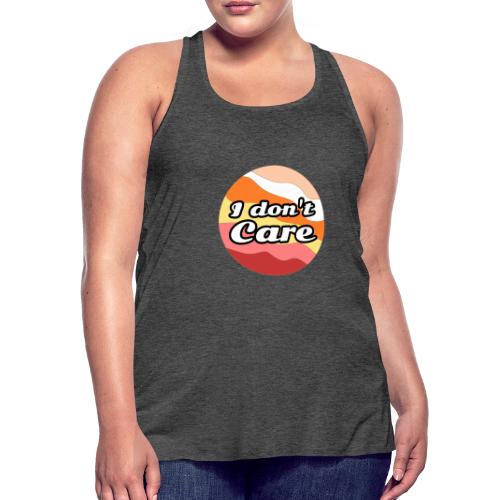 I Don’t Care Vibes - Women's Flowy Tank Top by Bella