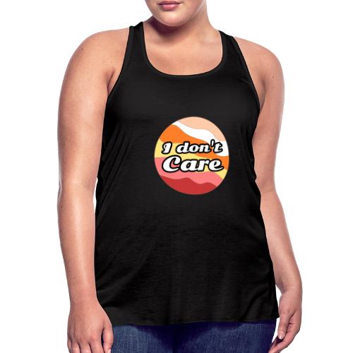 I Don’t Care Vibes - Women's Flowy Tank Top by Bella