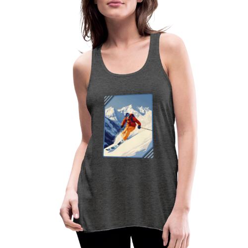 Mountain Skiing Vibes - Women's Flowy Tank Top by Bella