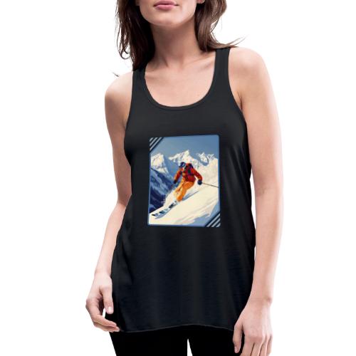 Mountain Skiing Vibes - Women's Flowy Tank Top by Bella