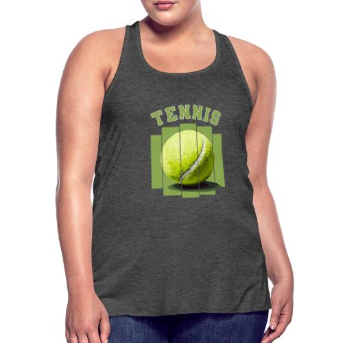 Tennis Minimal - Women's Flowy Tank Top by Bella