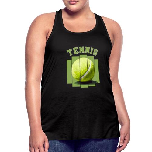 Tennis Minimal - Women's Flowy Tank Top by Bella