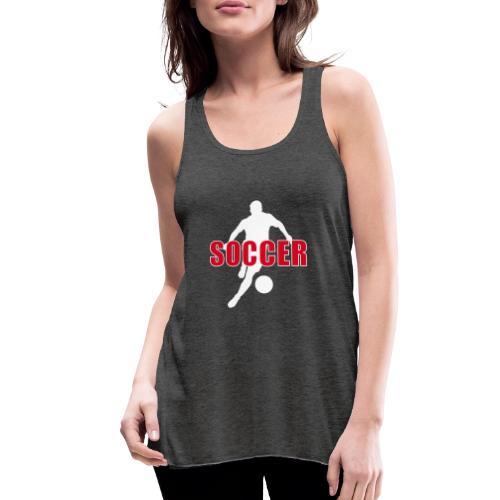 Power Kick Soccer - Women's Flowy Tank Top by Bella