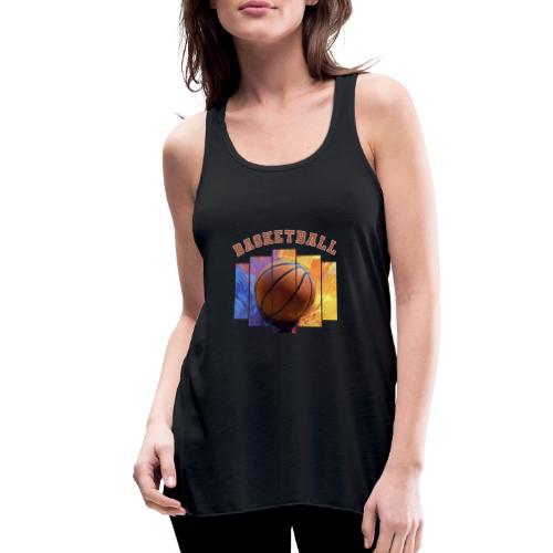 Basketball Pulse - Women's Flowy Tank Top by Bella